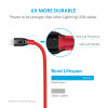 裝甲強度蘋果專用充電線--Anker PowerLine＋Lightning USB充電線3ft / 0.9m (iphone)